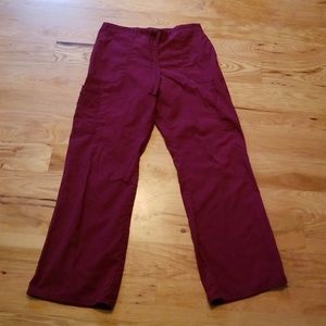 Scrubstar maroon scrub pants M